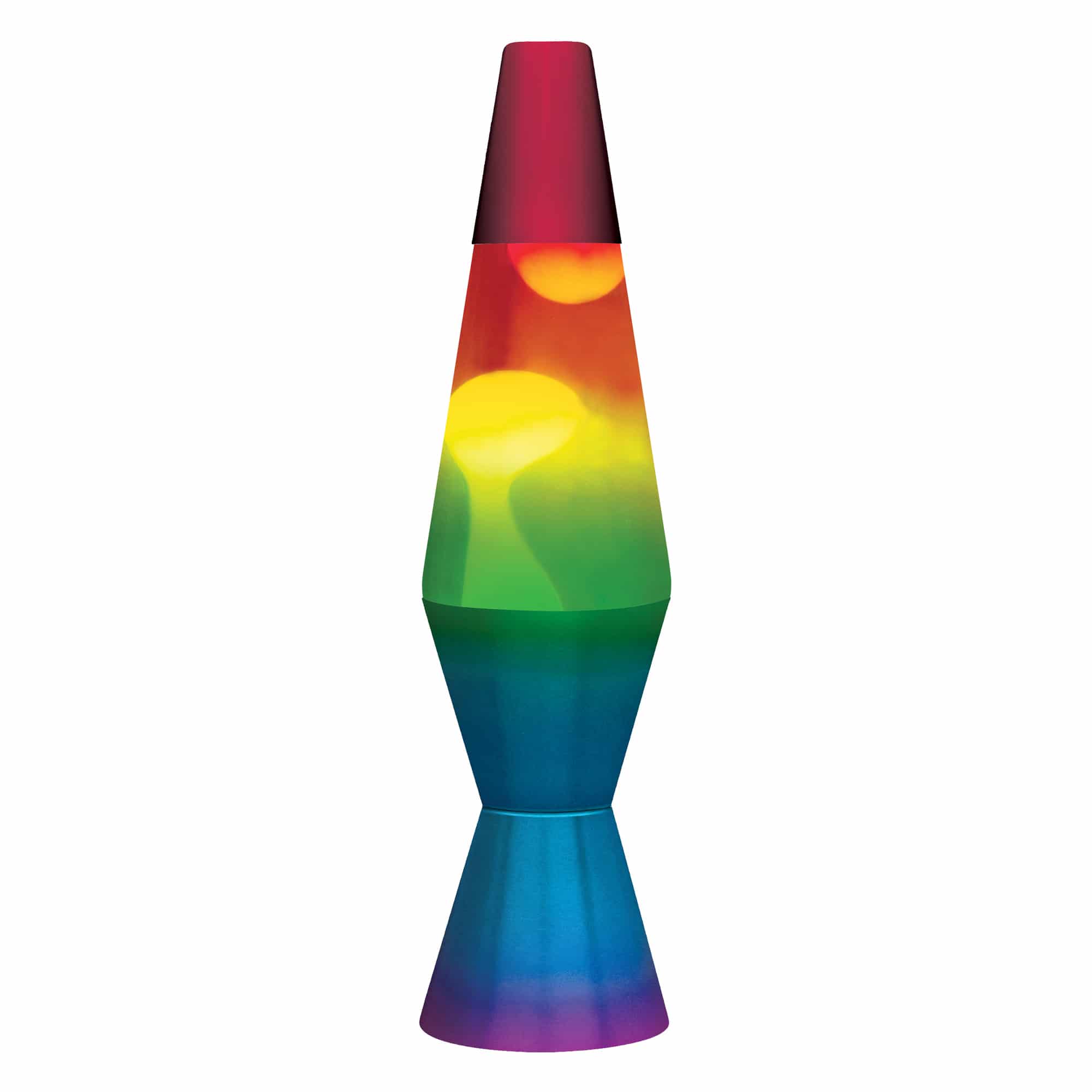 11.5″ LAVA Lamp Rainbow – White/Tricolor 19820601US