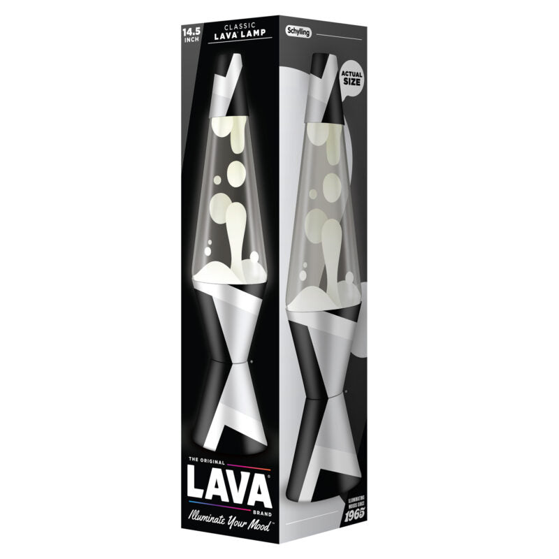 14.5″ Lava Lamp Polygonal White Tone 20910400US