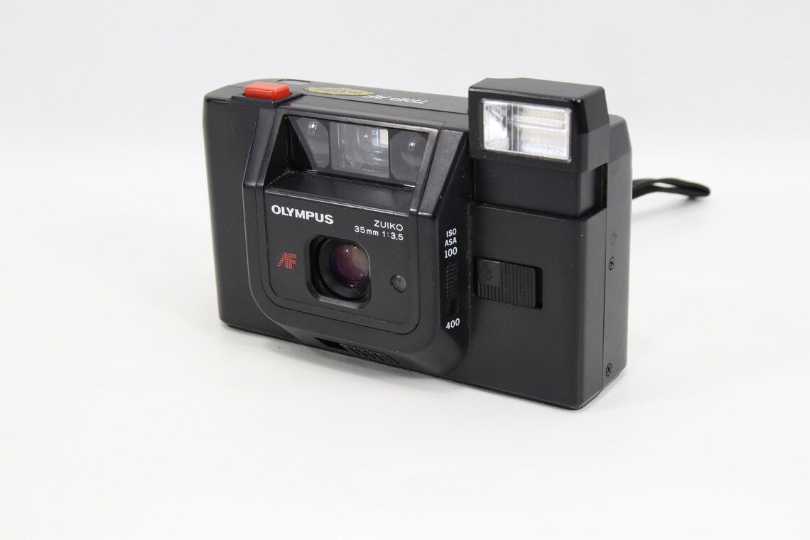Vintage Olympus Trip AF Point & Shoot Camera | 1980s Japan Film Camera Zuiko Lens | Retro Photo Prop | Collectible Tech Gift Photographer
