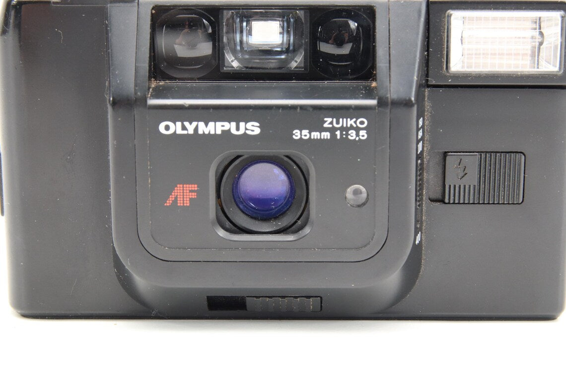 Vintage Olympus Trip AF Point & Shoot Camera | 1980s Japan Film Camera Zuiko Lens | Retro Photo Prop | Collectible Tech Gift Photographer