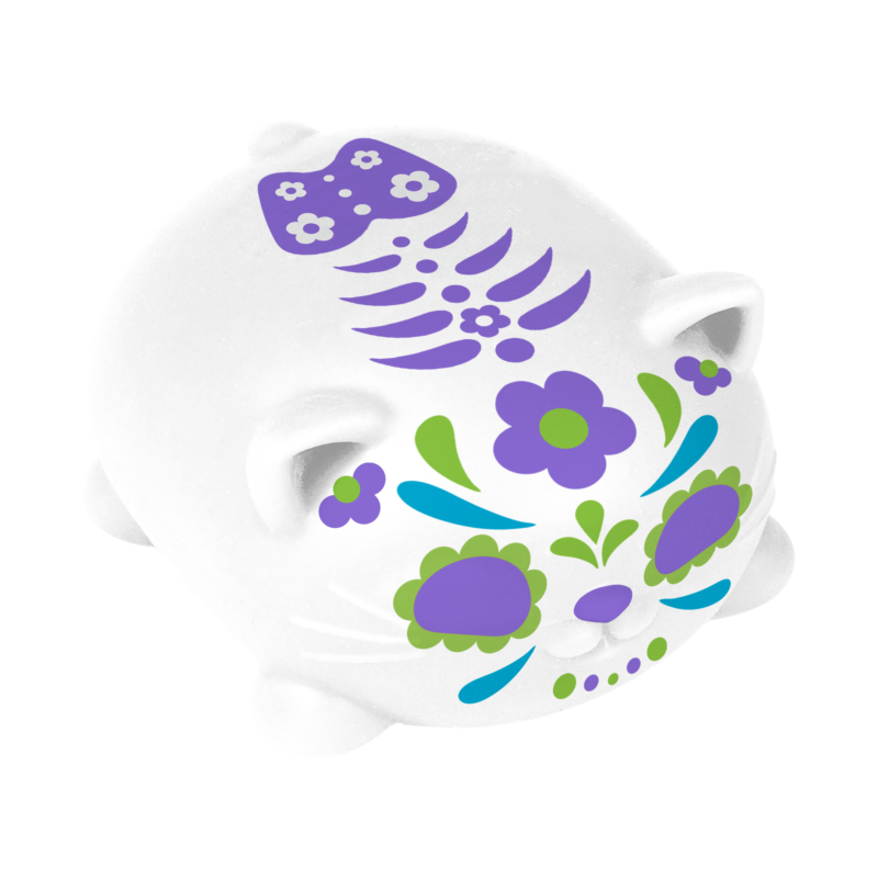 NeeDoh Sugar Skull Cats